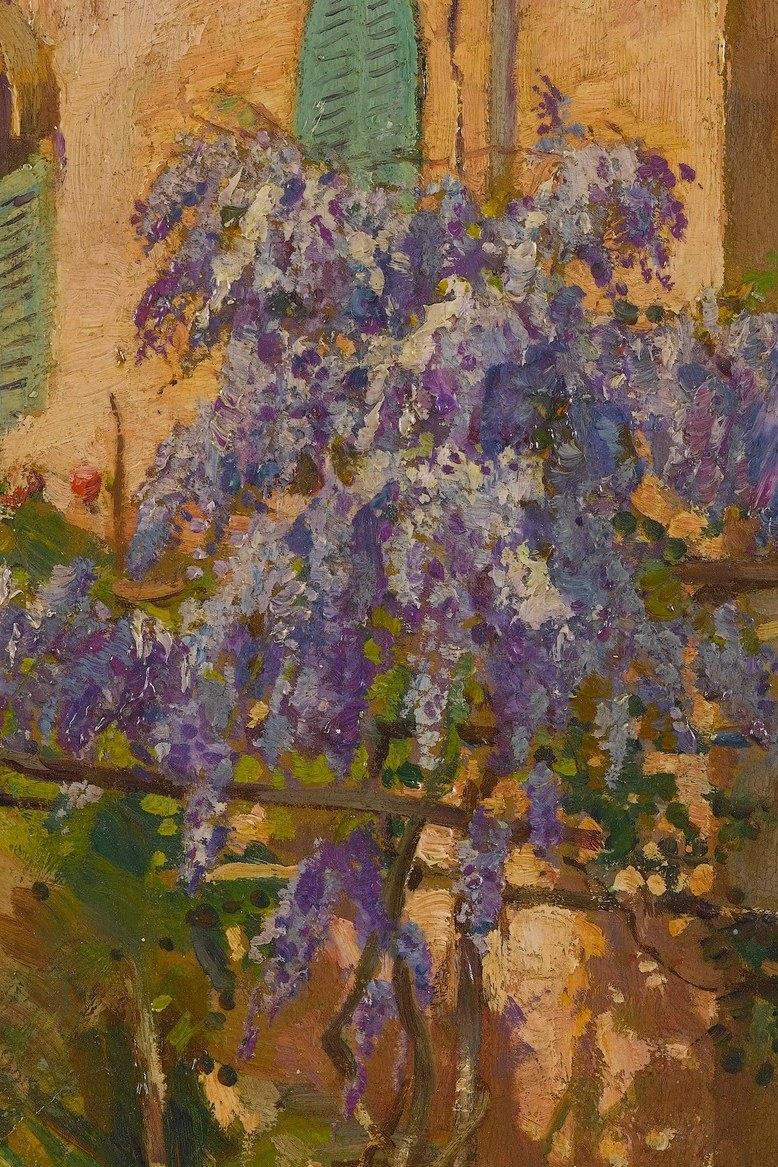 Then, in 1928, he painted this vibrant Italian scene.