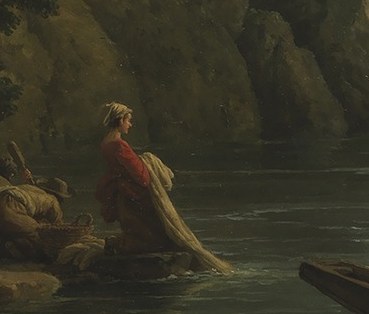 He often placed everyday people within his grand scenes.