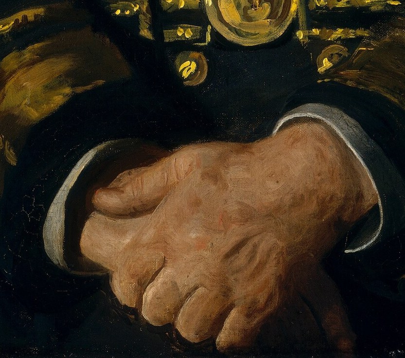 His portraits are rarely seen at auction.