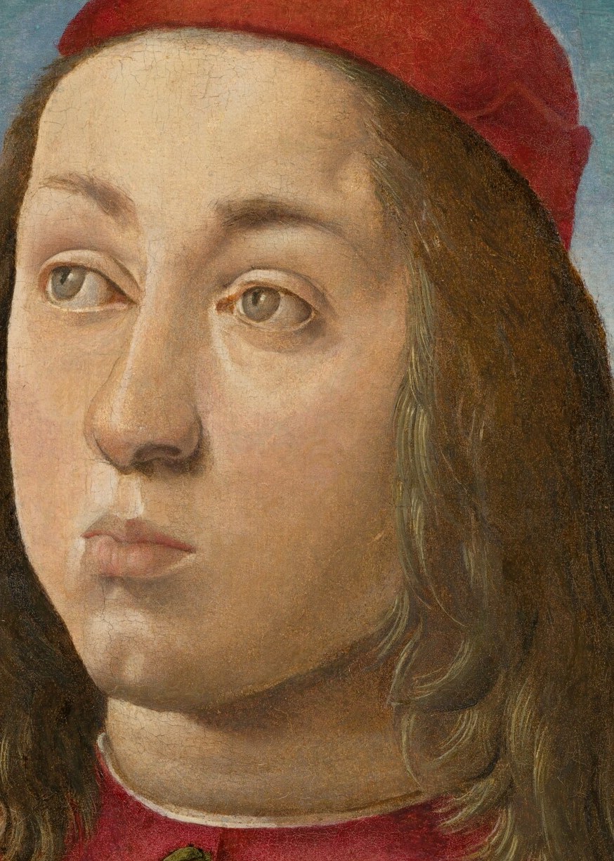 He was painted in Florence, around 1498.