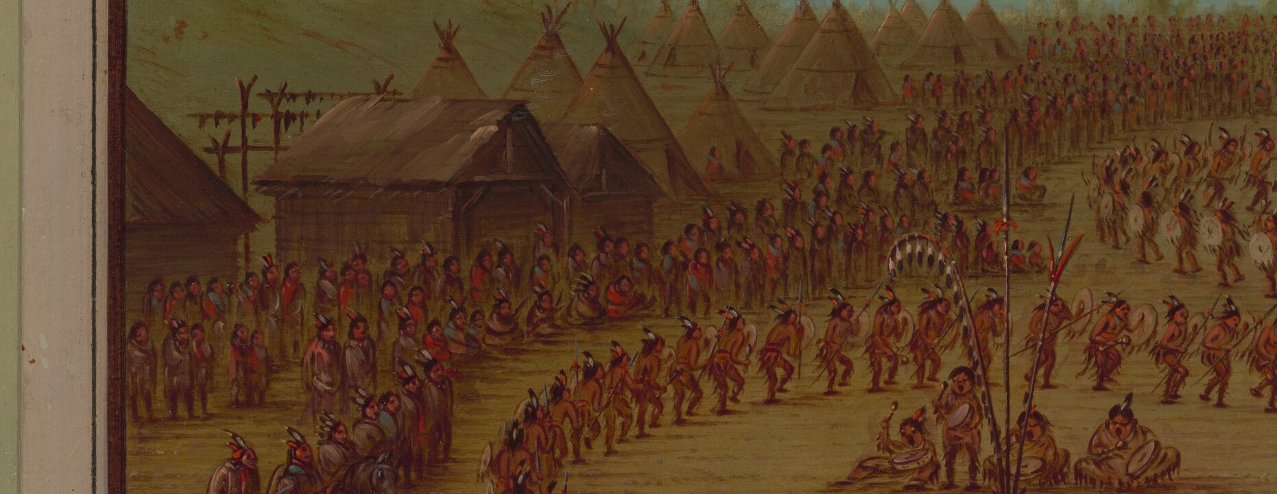 He made five expeditions, painting thousands of portraits and scenes.