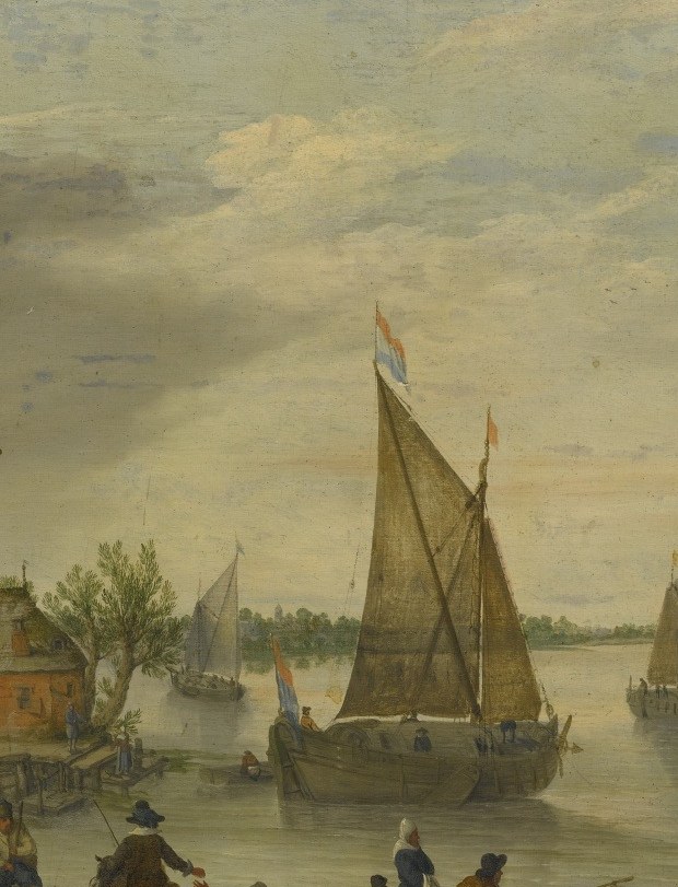 Adam Willaerts painted this busy waterway when he was 66.