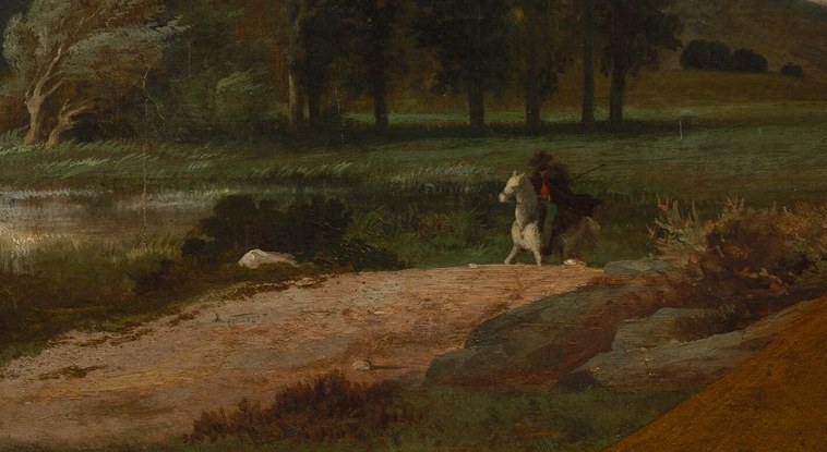 This painter chose a quiet path for him.