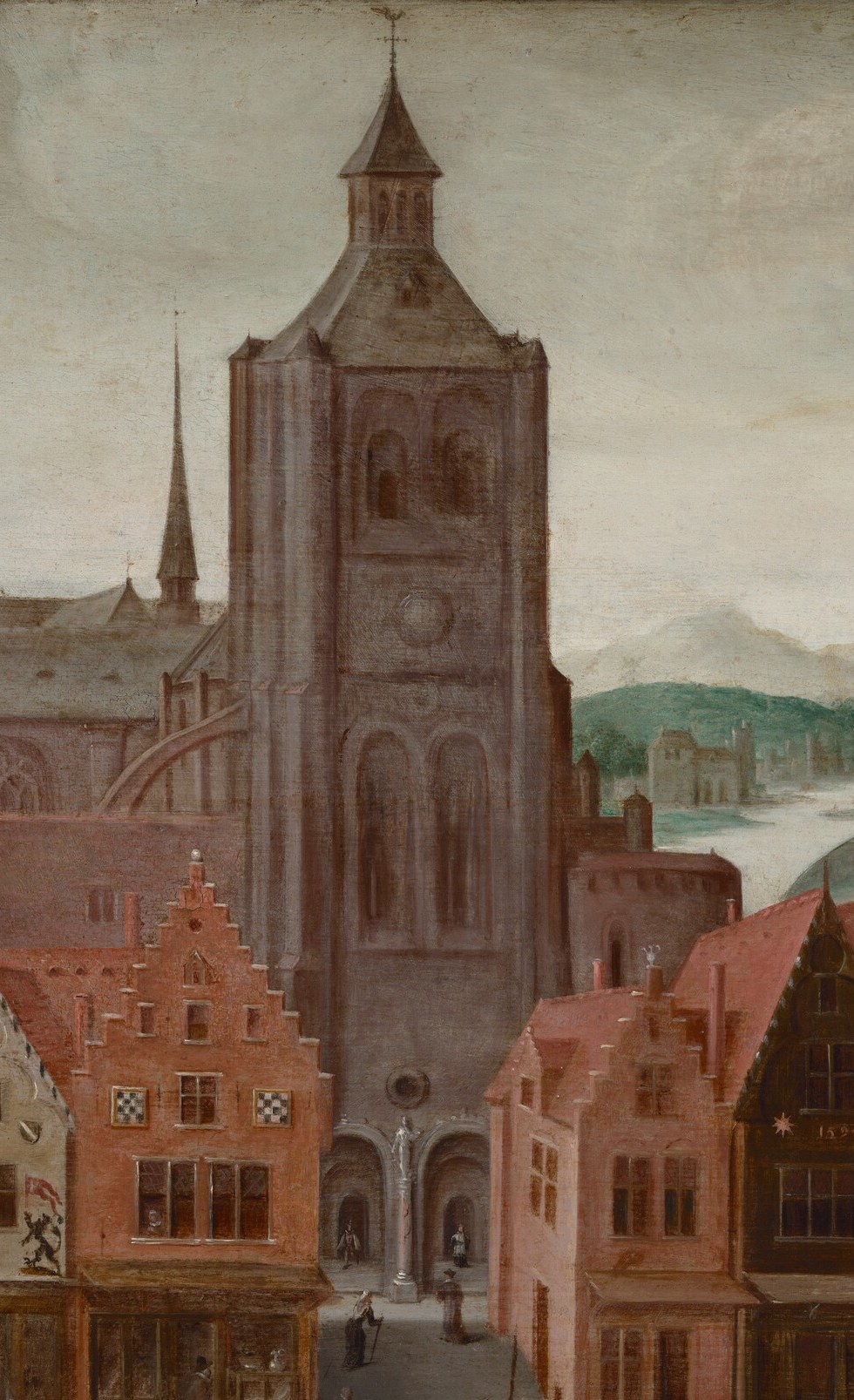 But the square's true center is not the church tower.