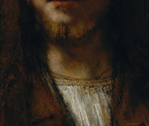 That white linen is the soul inside the dark robe.