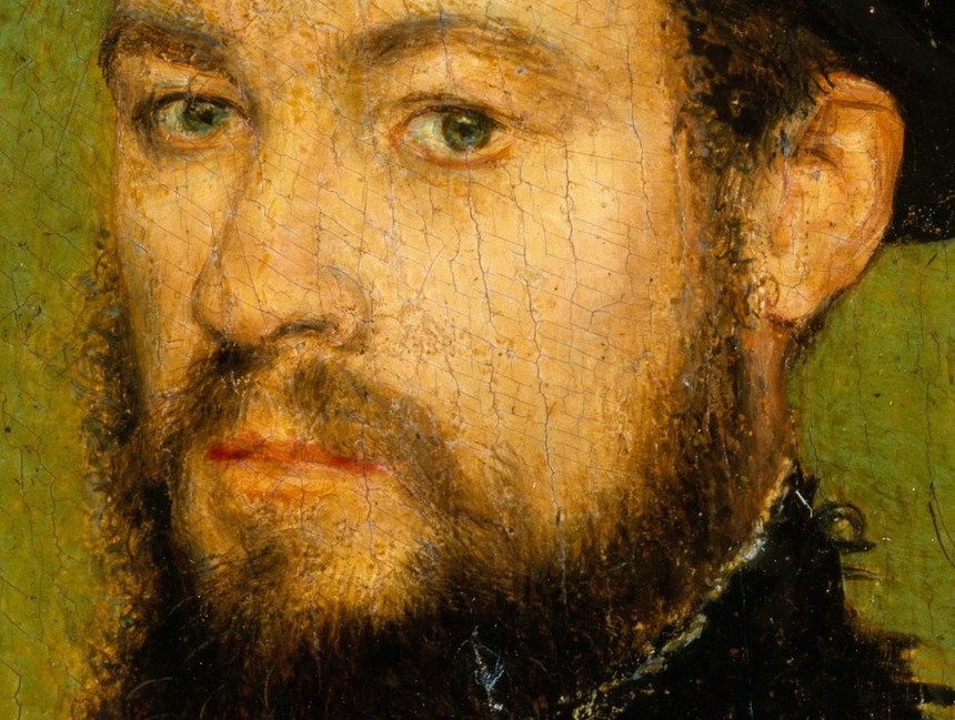 Four hundred seventy-nine years later, his gaze still holds.