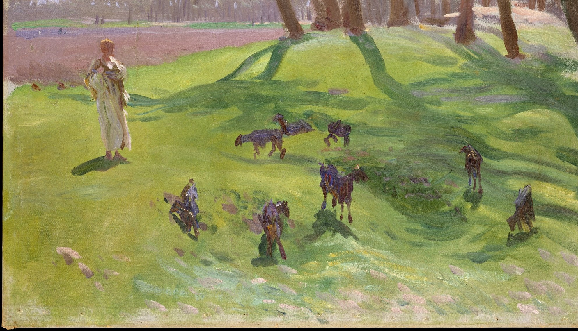 And these long blue shadows? That's the heat you can see.
