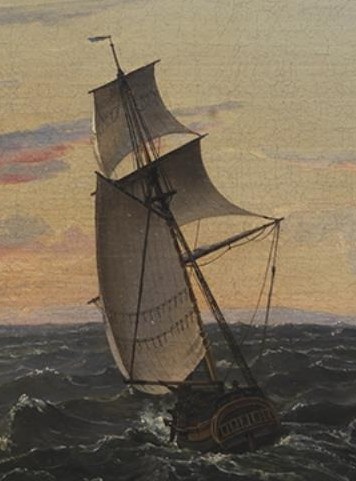 He was seasick for eight days.