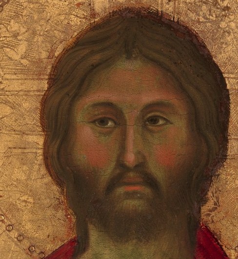 At this time, most art was religious, like this image of Christ.