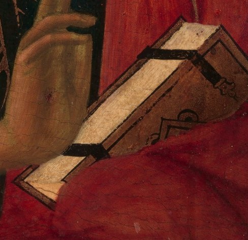 The artist, Segna di Bonaventura, was part of a painting family.