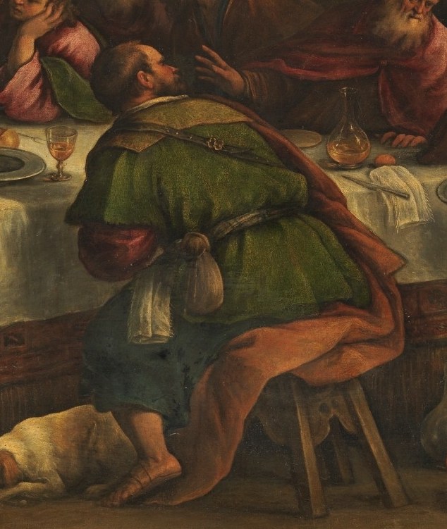 Notice the detailed, contemporary clothing on the disciples.