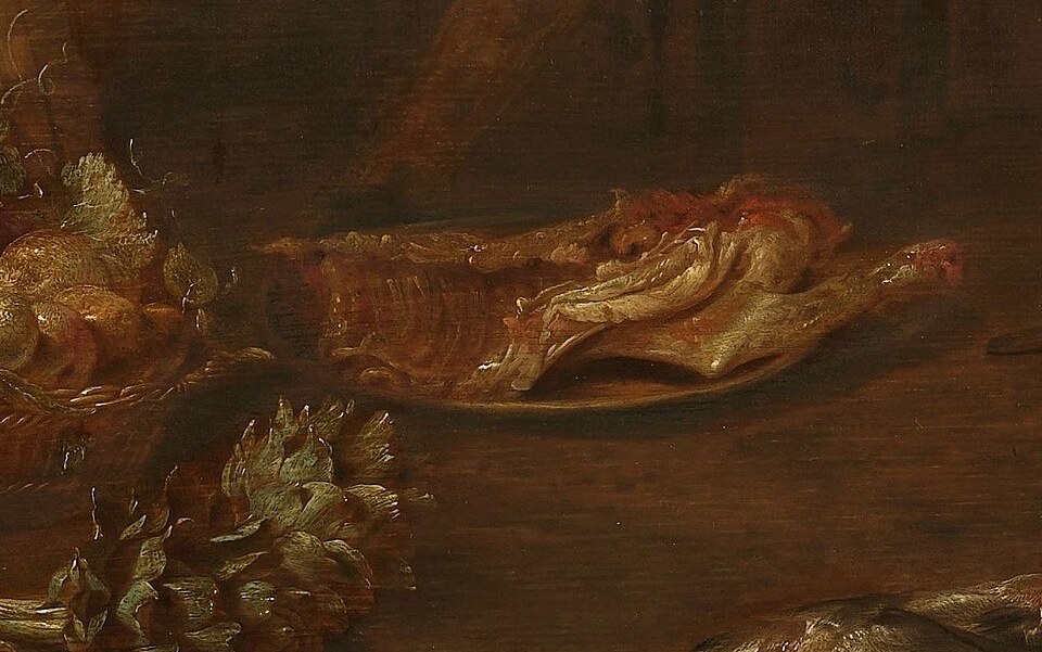 Even a kitchen could hold deeper meaning in 1645.