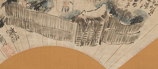 This zigzag fence guides the eye, much like poetic verse.