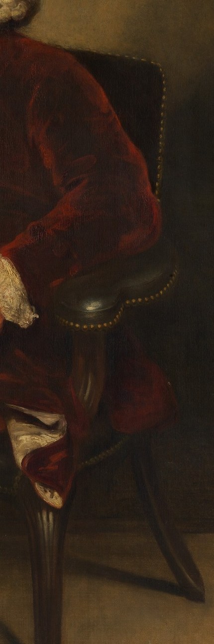 He was the first president of the Royal Academy of Arts.