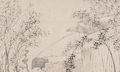 And the fine branches? They are pure calligraphy from the same hand that drew the figures.