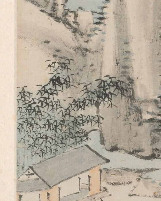 The artist, Xiao Yuncong, refused to serve the new foreign rulers.