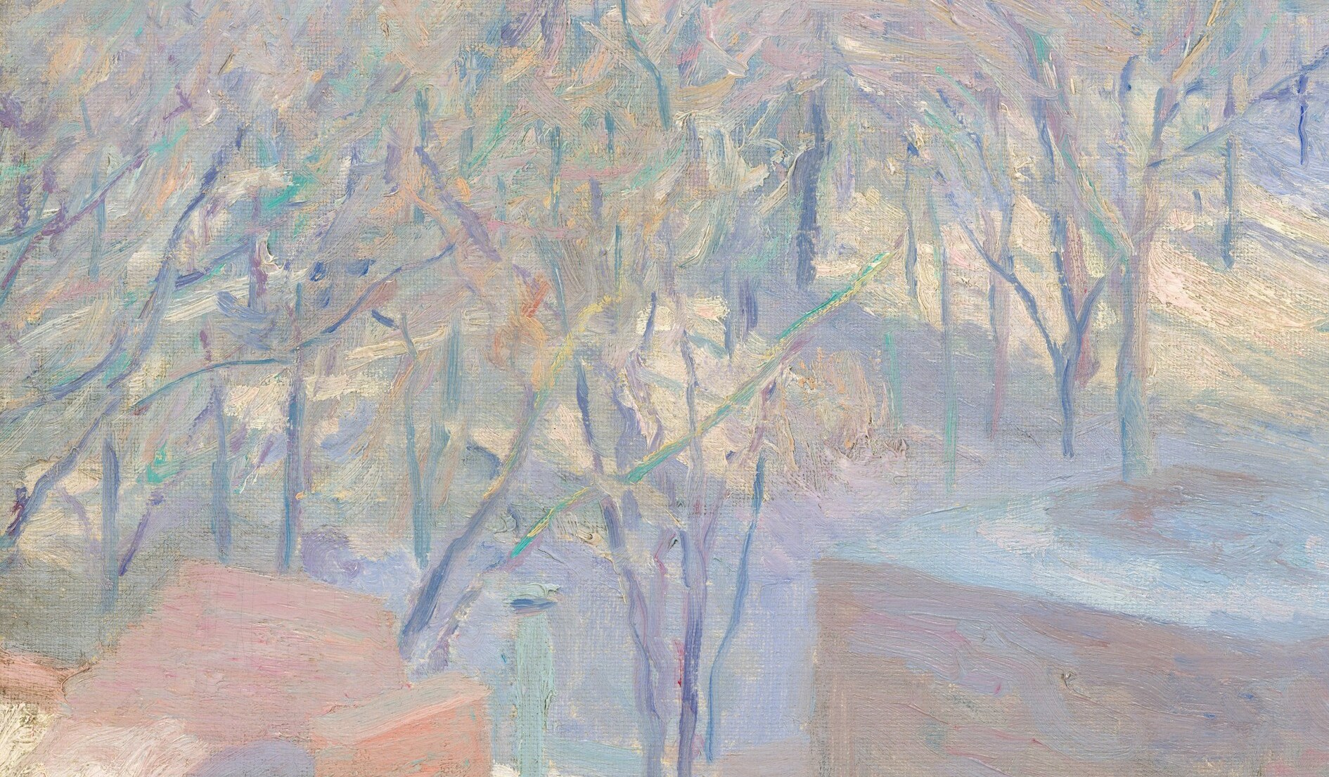 The painter, Allen Tucker, was an architect first.