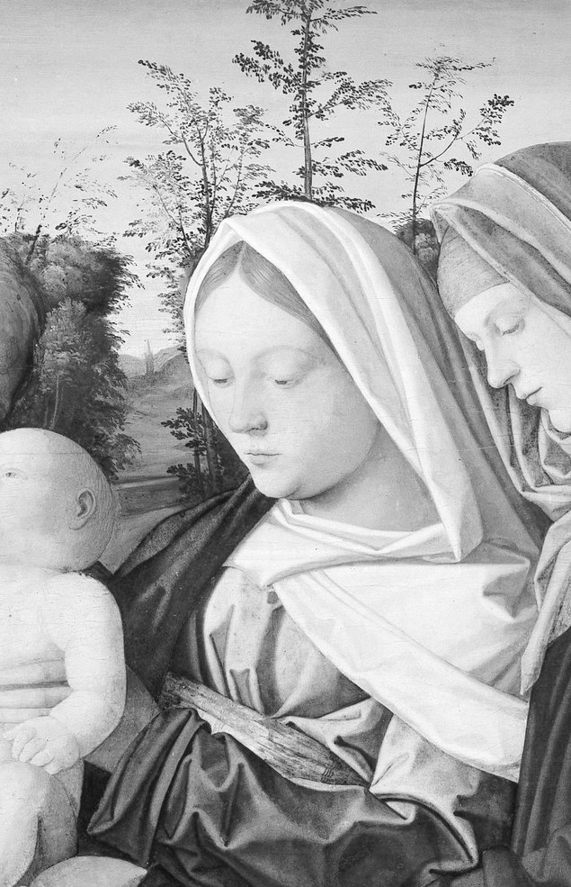 His mother Mary clasps her hands. She cannot stop this.