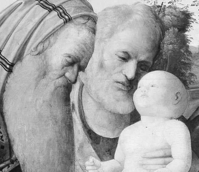 But it records the first wound of Christ's mortal life.
