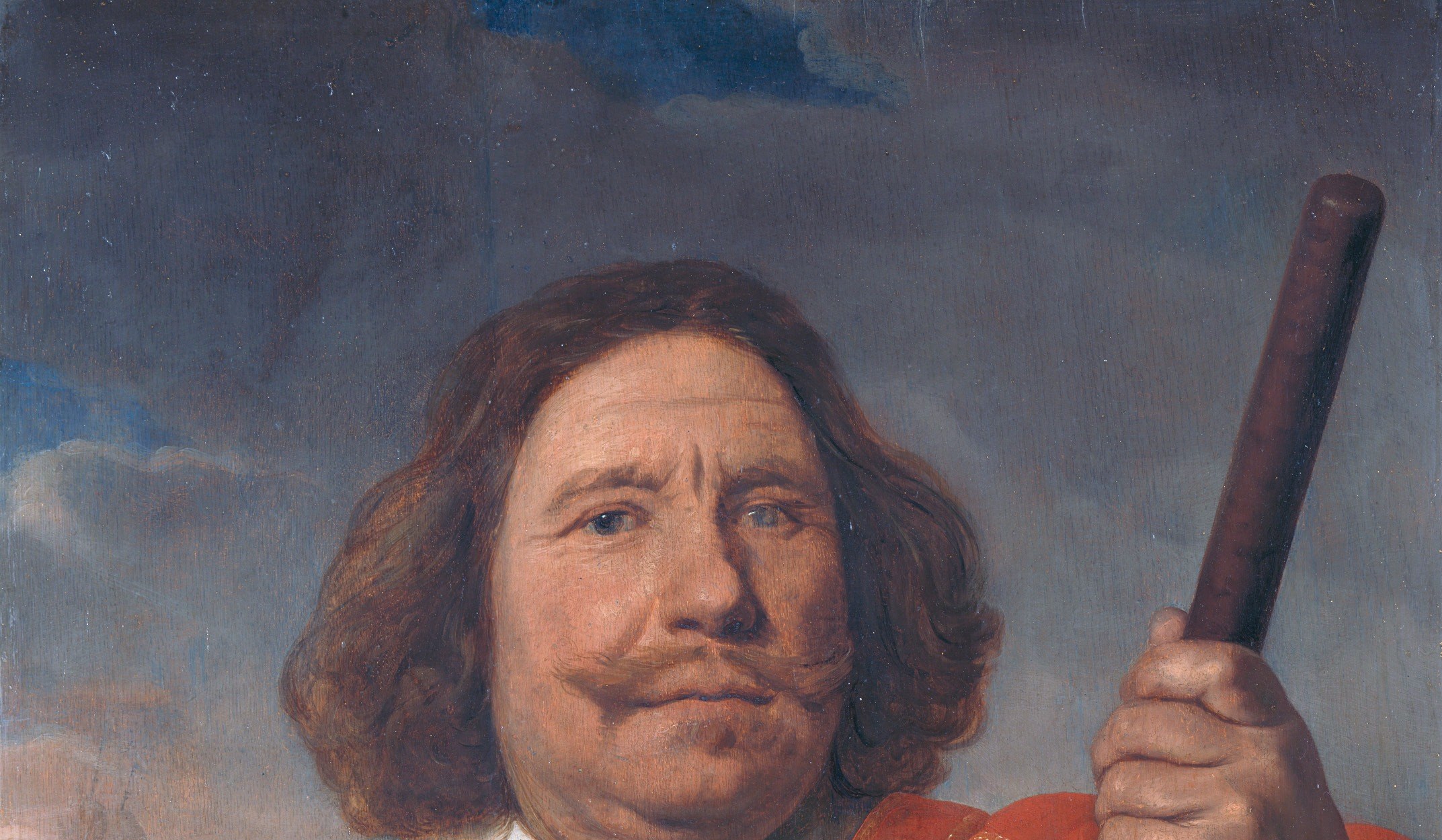 Van der Helst painted those clouds to be read. Weather. A sailor's sky.