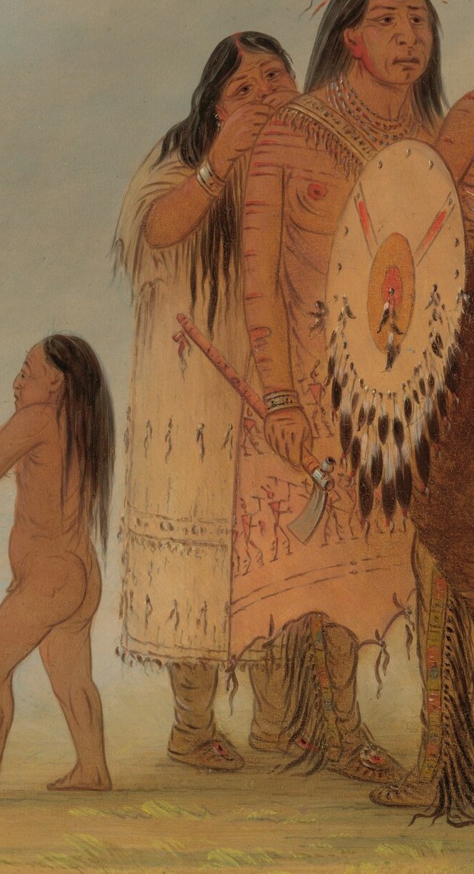 He traveled the American West in the 1830s, painting portraits.