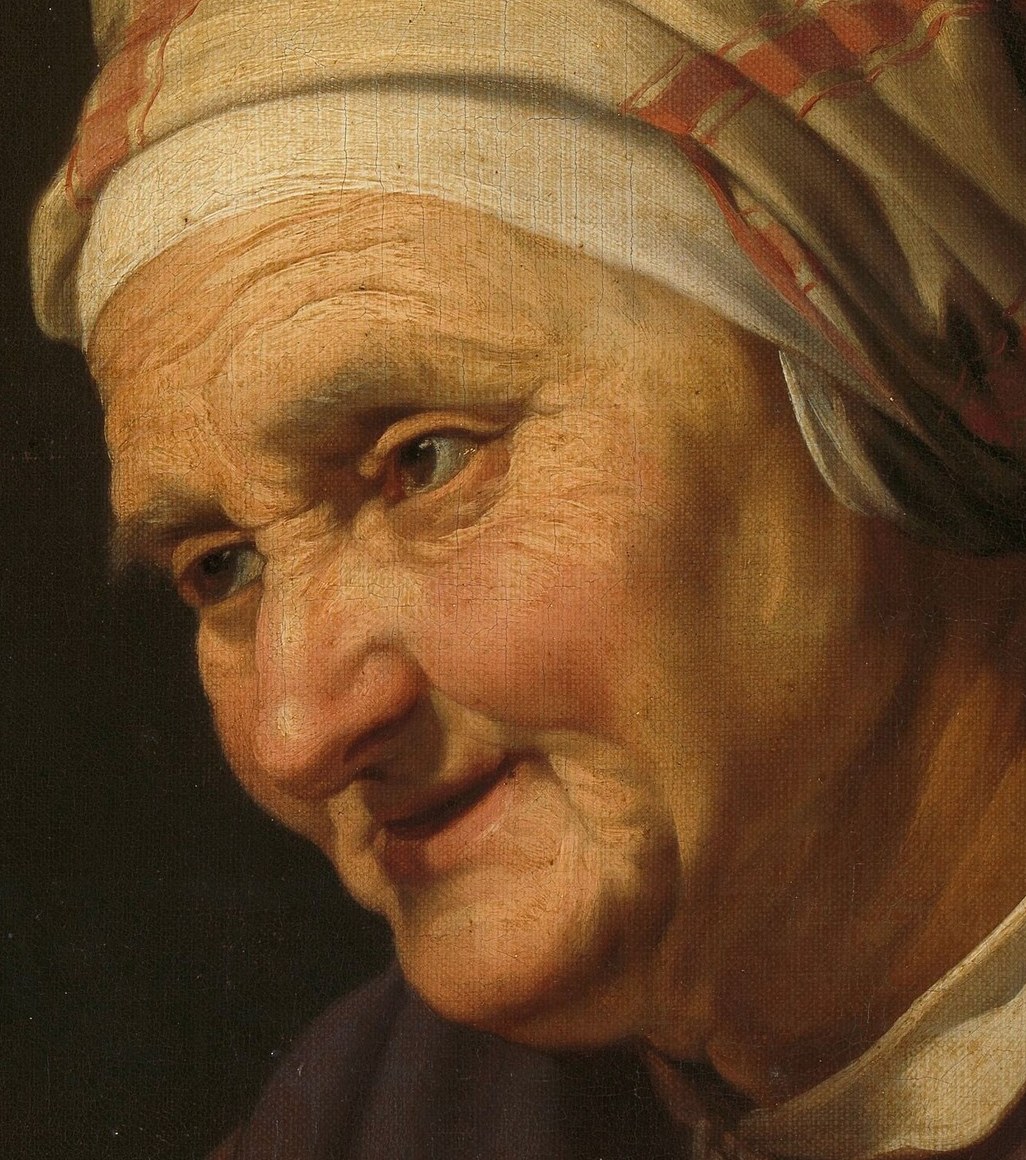 Bloemaert carved her out of shadow with nothing but oil paint.