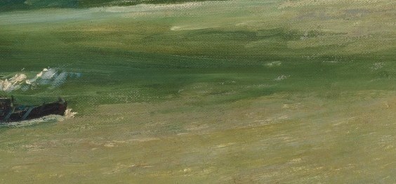 The cut was long. The painting was restored. The scar remains.