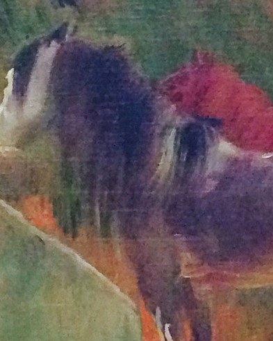 He captures the quiet dignity of these working animals.