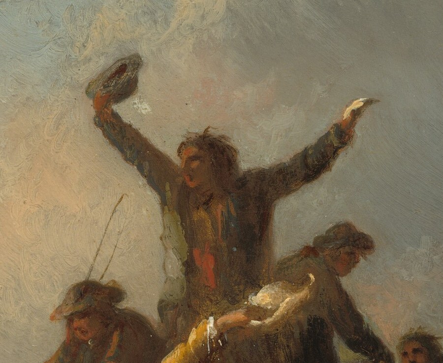 He captures the spirit of democratic rituals in action.