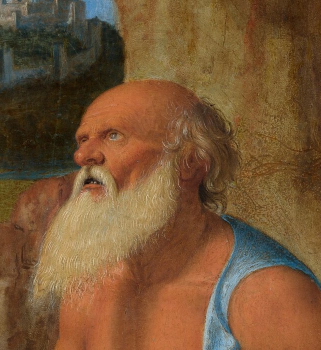 Look at Jerome's face, focused only on the heavens.