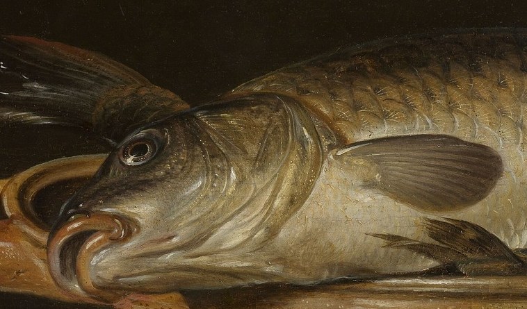 She specialized in still life, like this array of fresh fish.