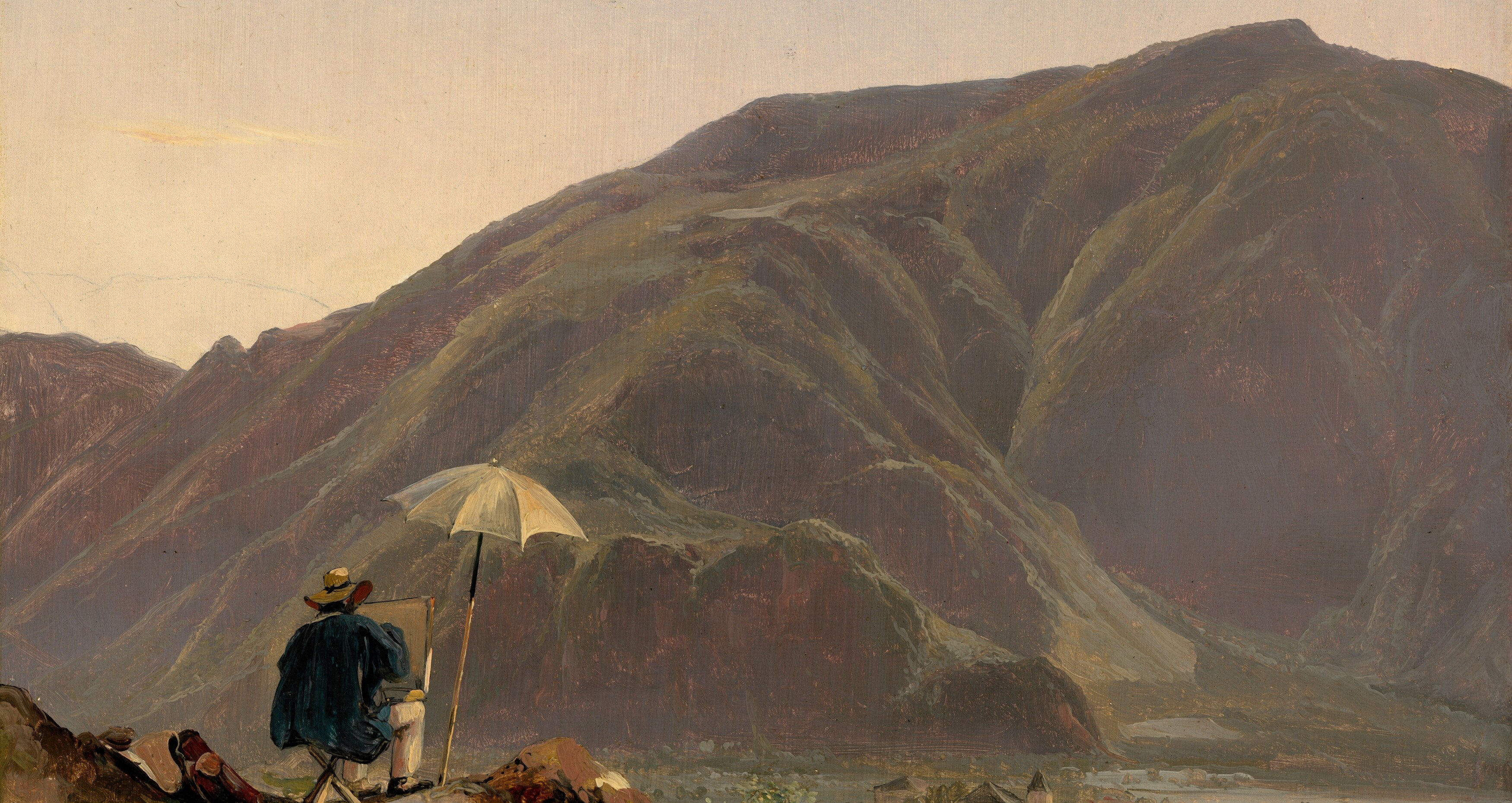 He found his subject high in the Alps, above the village of Bozen.