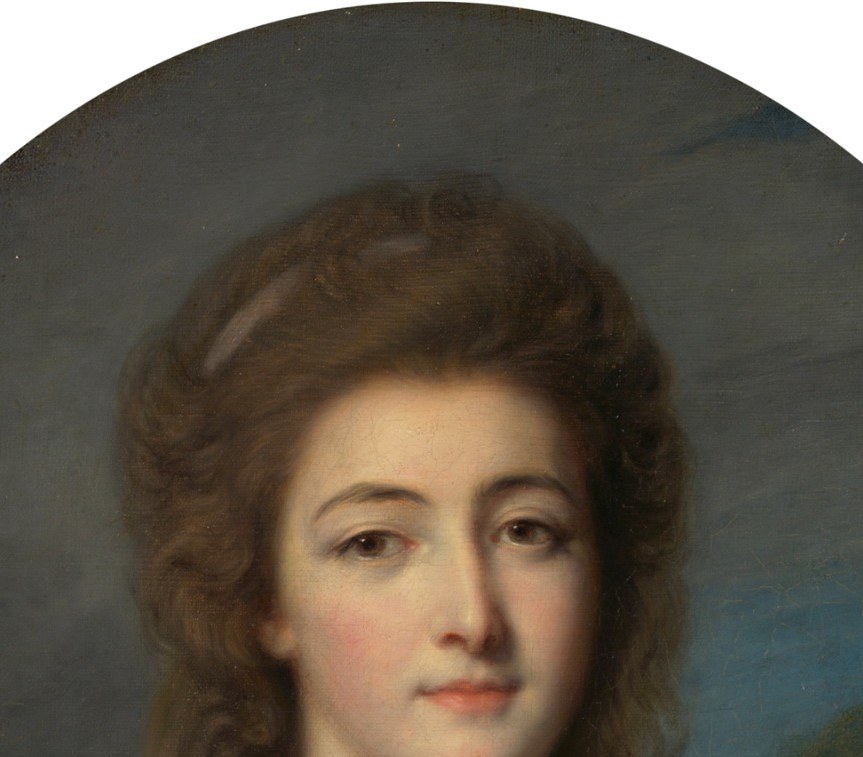 First, read the subject: a young Russian princess, painted in Paris.