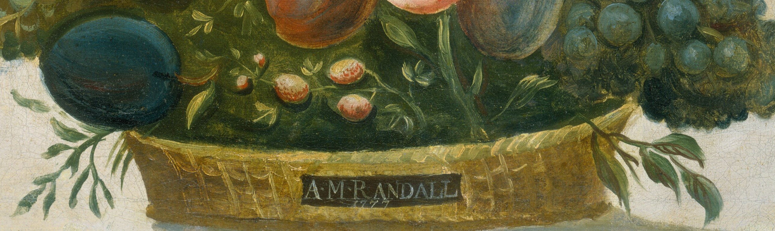 Still life paintings like this were popular with collectors then.