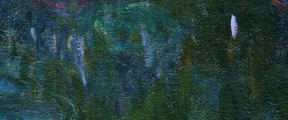 The world was blurring, just like his canvases.